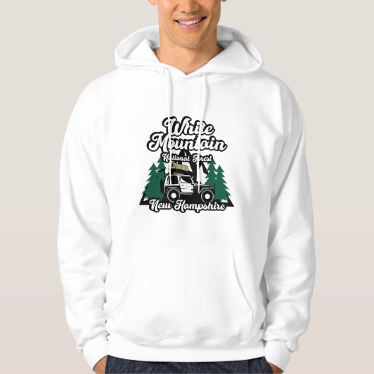 Nationaal bos van het witte gebergte hoodie (Voorkant)