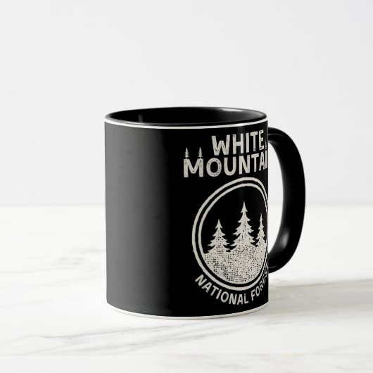 Nationaal bos van het witte gebergte mok (Voorkant rechts)