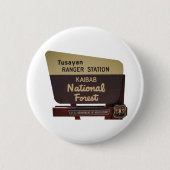 Nationaal bos van Kaibab Ronde Button 5,7 Cm (Voorkant)