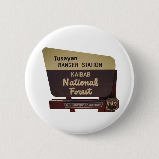 Nationaal bos van Kaibab Ronde Button 5,7 Cm (Voorkant)