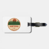 Nationaal bos van Kootenai Bagagelabel (Achterkant horizontaal)