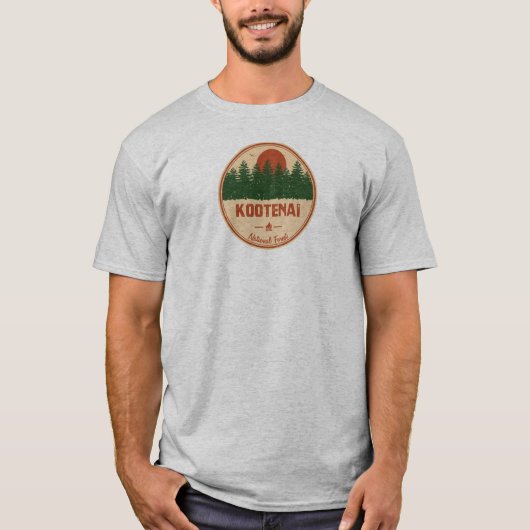 Nationaal bos van Kootenai T-shirt (Voorkant)