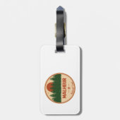 Nationaal bos van Malheur Bagagelabel (Achterkant verticaal)