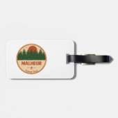 Nationaal bos van Malheur Bagagelabel (Achterkant horizontaal)