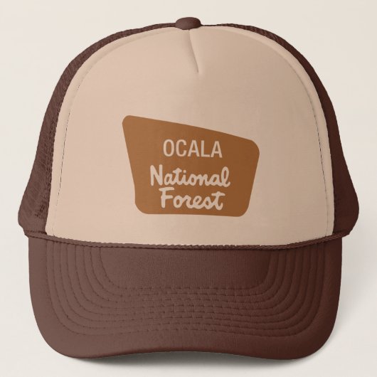 Nationaal bos van Ocala (bord) Trucker Pet (Voorkant)