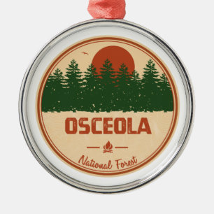 Nationaal bos van Osceola Metalen Ornament