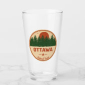 Nationaal bos van Ottawa Glas (Voorkant)