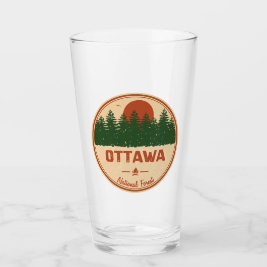 Nationaal bos van Ottawa Glas (Voorkant)