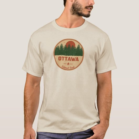 Nationaal bos van Ottawa T-shirt (Voorkant)