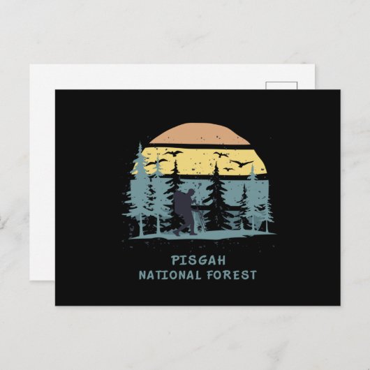Nationaal bos van Pisgah Briefkaart (Voorkant / Achterkant)
