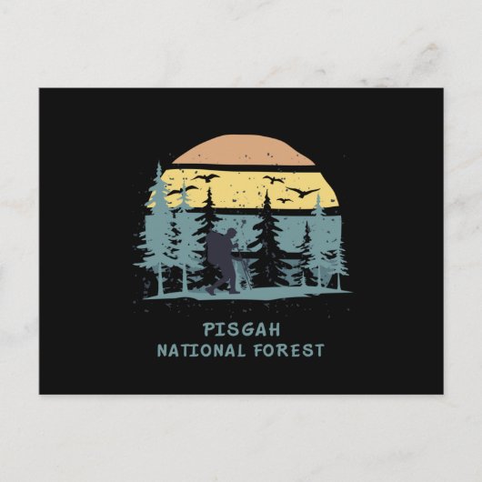 Nationaal bos van Pisgah Briefkaart (Voorkant)