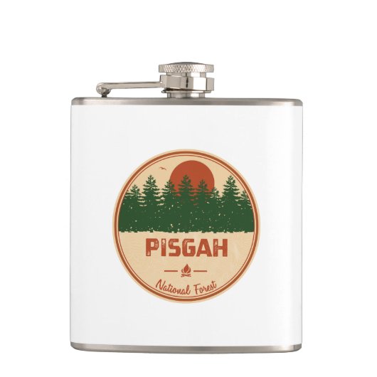 Nationaal bos van Pisgah Heupfles (Voorkant)