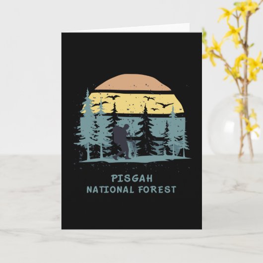 Nationaal bos van Pisgah Kaart (Gele Bloem)