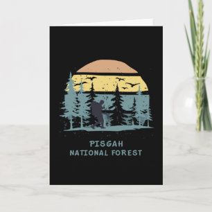 Nationaal bos van Pisgah Kaart