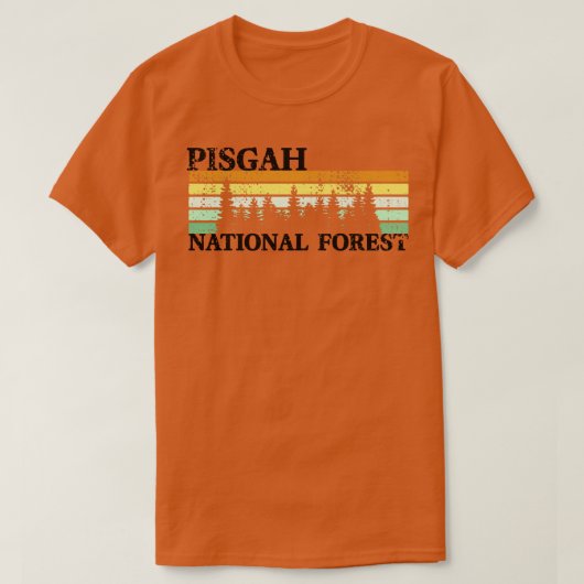 Nationaal bos van Pisgah T-shirt (Design voorkant)