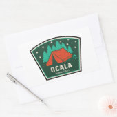 Nationaal boskamperen van Ocala Rechthoekige Sticker (Envelop)