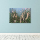 Nationaal bospark Avatar Mountains Zhangjiajie Canvas Afdruk (Insitu (Houten vloer))