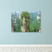 Nationaal bospark Avatar Mountains Zhangjiajie Canvas Afdruk (Insitu (Houten vloer))