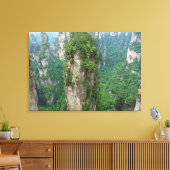 Nationaal bospark Avatar Mountains Zhangjiajie Canvas Afdruk (Insitu (Woonkamer))