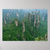 Nationaal bospark Avatar Mountains Zhangjiajie Poster (Voorkant)