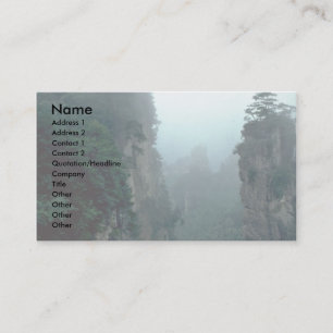 Nationaal bospark, Wuling Mountain, Hunan provi Visitekaartje