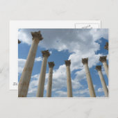 Nationaal Briefkaart van Arboretum-kolommen (Voorkant / Achterkant)