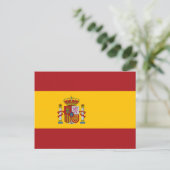 Nationaal Briefkaart voor de vlag van Spanje (Staand voorkant)