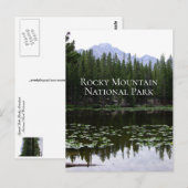 Nationaal Briefkaart voor het reizen van het Rocky (Voorkant / Achterkant)
