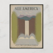  nationaal Briefkaart voor parkreizen (Voorkant)
