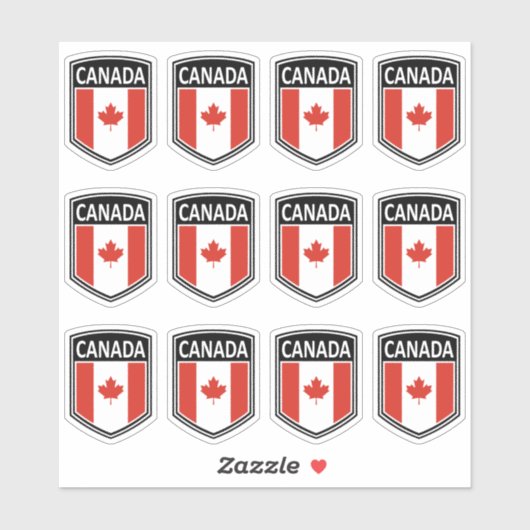 Nationaal - Canada Sticker (Vel)
