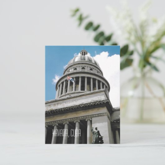 Nationaal Capitolgebouw Havana Cuba Briefkaart (Staand voorkant)