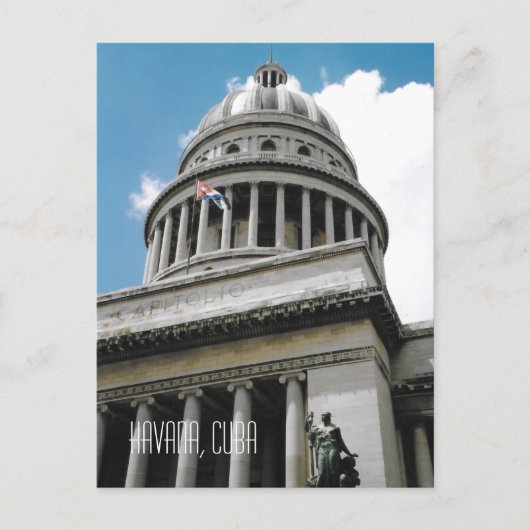 Nationaal Capitolgebouw Havana Cuba Briefkaart (Voorkant)