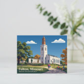 Nationaal Churchill Museum VS Briefkaart (Staand voorkant)