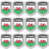 Nationaal - Cymru Sticker (Voorkant)