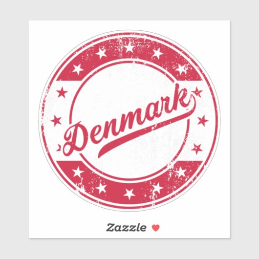 Nationaal - Danmark | Denemarken Sticker (Vel)