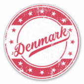 Nationaal - Danmark | Denemarken Sticker (Voorkant)