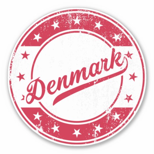 Nationaal - Danmark | Denemarken Sticker (Voorkant)