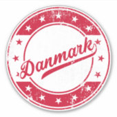 Nationaal - Danmark | Denemarken Sticker (Voorkant)