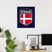 Nationaal - Denemarken Poster (Thuiskantoor)