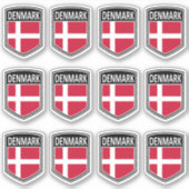 Nationaal - Denemarken Sticker (Voorkant)
