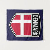 Nationaal - Denemarken Wandkleed (Voorkant (horizontaal))