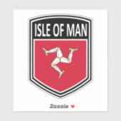 Nationaal - eiland Man Sticker (Vel)