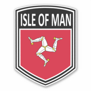 Nationaal - eiland Man Sticker