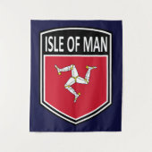 Nationaal - eiland Man Wandkleed (Voorkant)