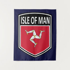 Nationaal - eiland Man Wandkleed