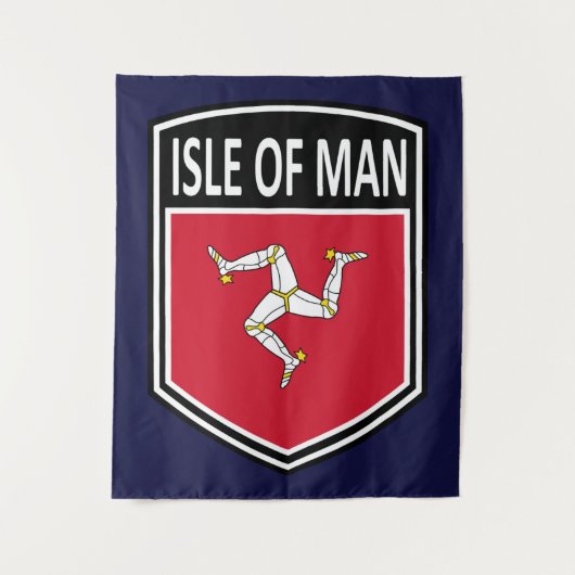 Nationaal - eiland Man Wandkleed (Voorkant)