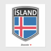 Nationaal - eiland sticker (Vel)