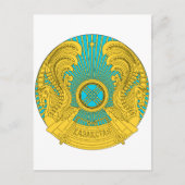 Nationaal Embleem Kazachstan Briefkaart (Voorkant)