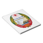 Nationaal Embleem Noord-Korea Notitieblok (Schuin)