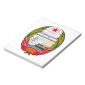 Nationaal Embleem Noord-Korea Notitieblok (Linkerzijde)